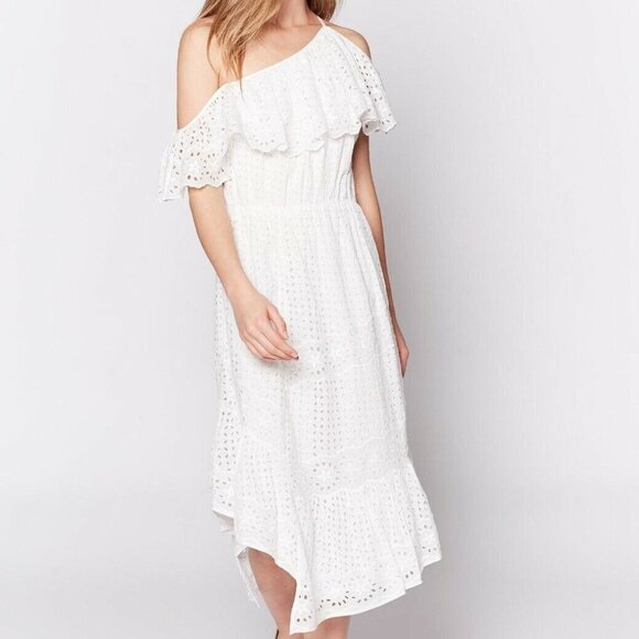 Joie Porcelain Corynn Eyelet Dress - Picture 3 of 3